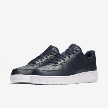 Nike Air Force 1 07 - Férfi Utcai Cipő - Obszidián/Fehér/Obszidián